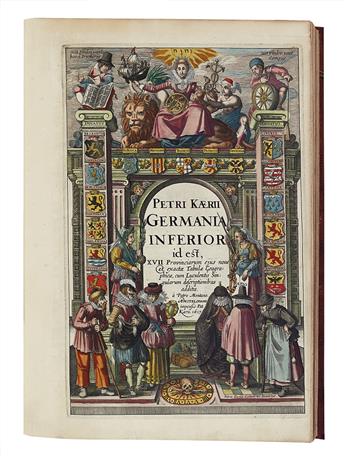 KEERE, PETER van den. Germania Inferior id est, XVII provinciarum ejus novae et exactae tabulae geographicae.
